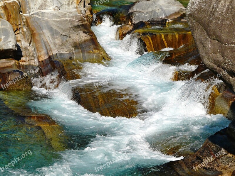 Ticino White Water Versacia Free Photos