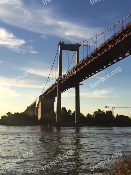 Bordeaux Bridge Modern Heritage Garonne