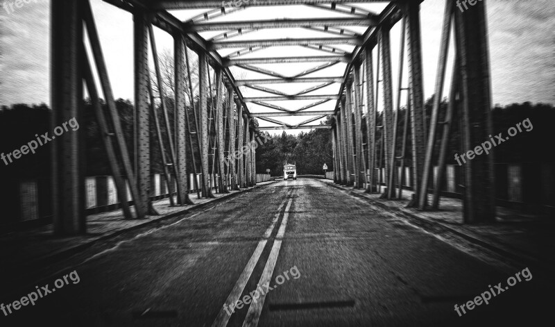 Bridge Iron Crossing The Viaduct Traction