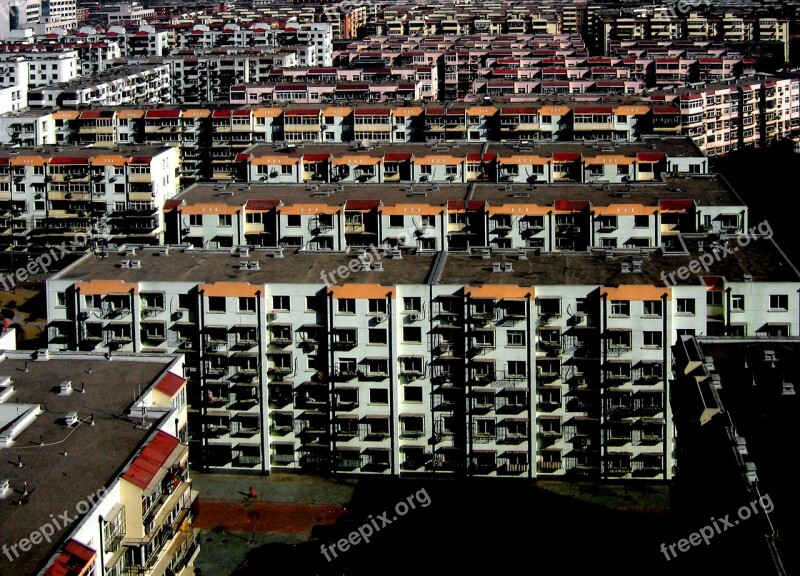 China Urban Building Asia Cityscape