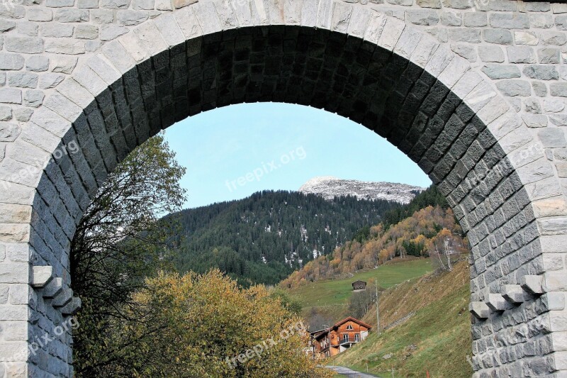 Bridge Stone Railway Bow Building