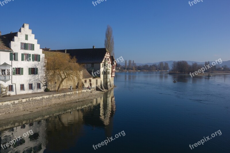 Stein Am Rhein Switzerland Schaffhausen Lake Water