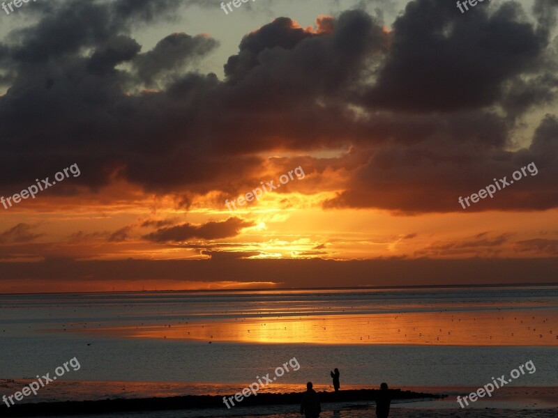 North Sea Norddeich Wadden Sea East Frisia Norden-norddeich