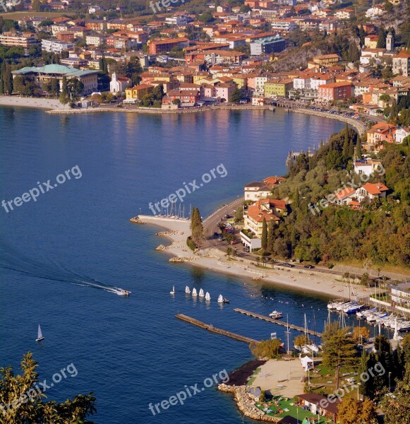 Lake Landscape Torbole Garda North