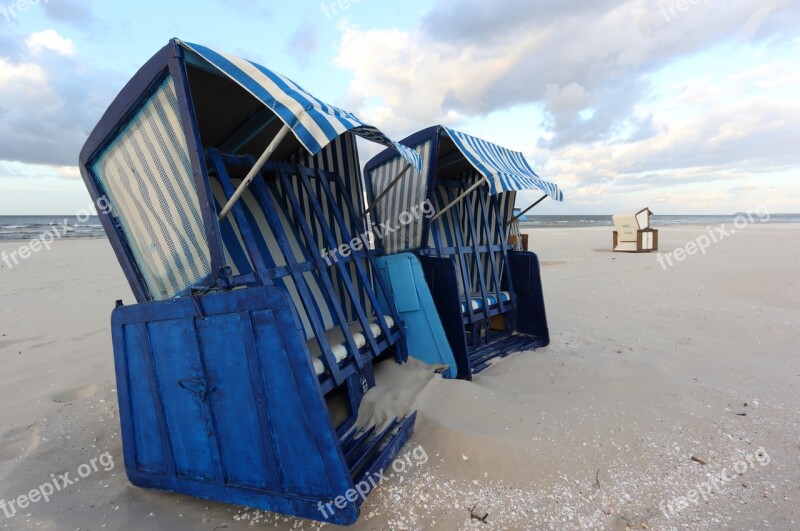 Germany Karlshagen Beach Evening Chair