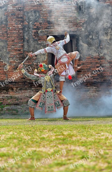 Khon Ramayana Siam Dressed Up Mask