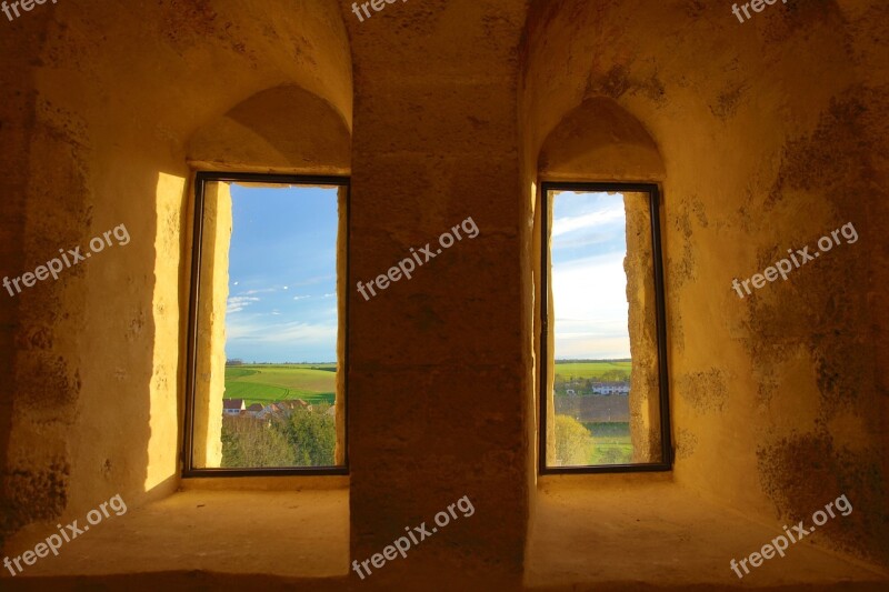 Alcove Keep View Window Castle