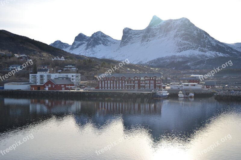 Norway Mountains Landscape Nature Fjord