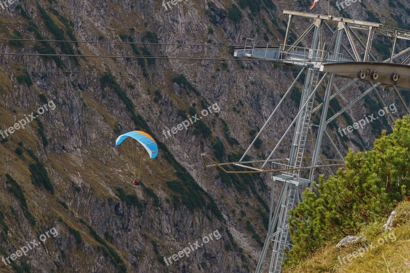 Foghorn Oberstdorf Paragliding Mountains Alpine