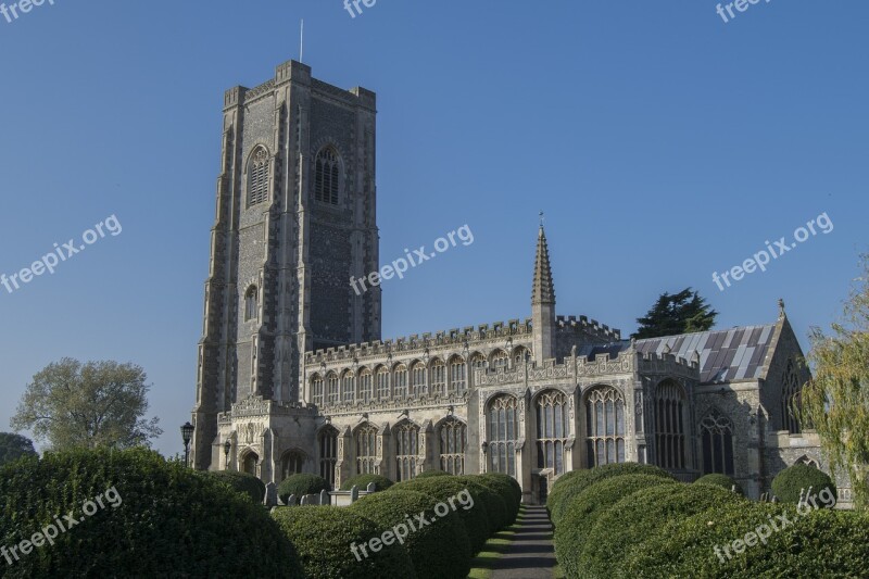 Church Lavenham Suffolk Churchyard Religion