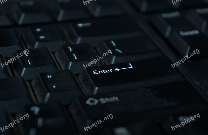 Keyboard Enter Technology Free Photos