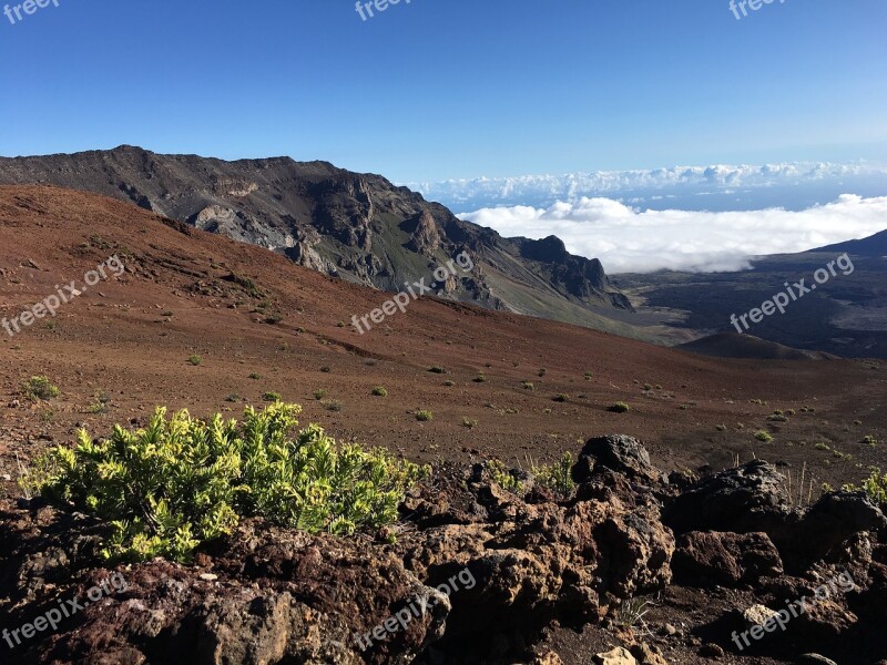 Hawaii Haleakala Volcano Free Photos