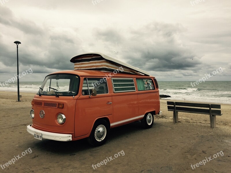 Vw Bus T2 Vw Bulli Cult Orange