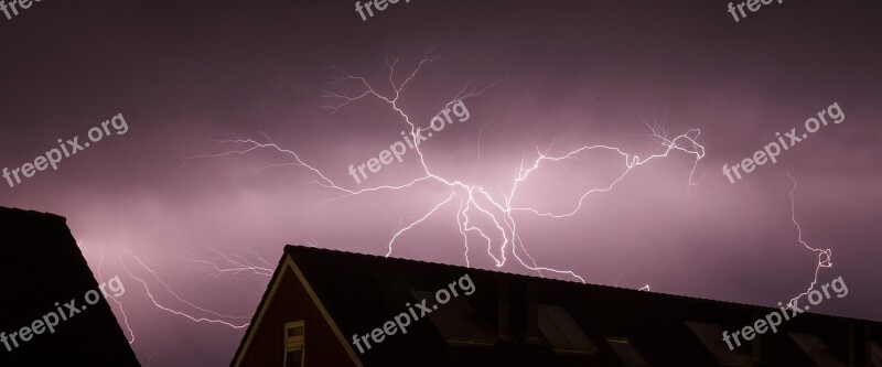 Clouds Lightning Thunder Storm Thunder Storm