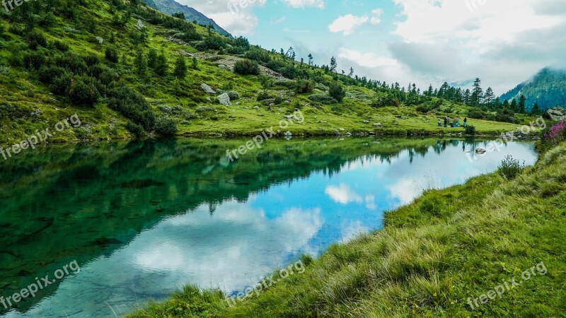 Bergsee Switzerland Mountains Alpine Nature