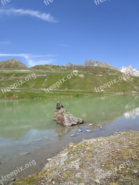 Lake Mountains Water Landscape Nature