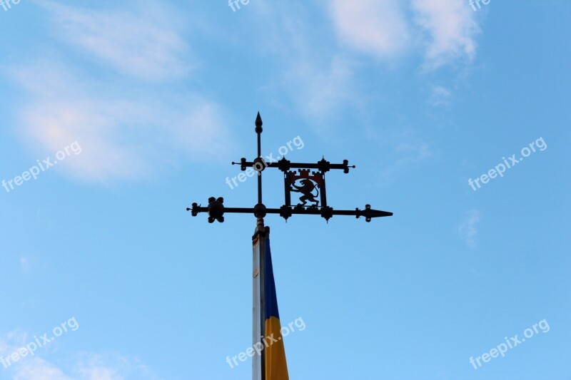 Flag Pole Flag Coat Of Arms Symbol The Mast