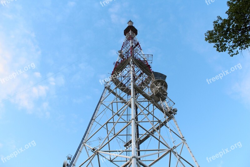 Tv Tower High Castle Lions Sky Blue