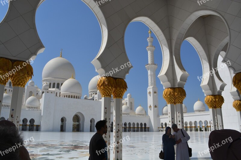 Abu Dhabi Mosque Sheikh Zayed Dubai Tour