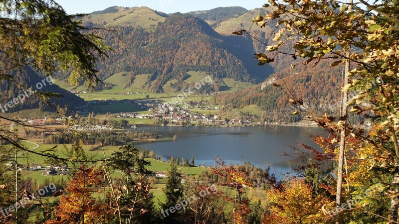 Autumn Landscape Golden Autumn Fall Color Nature