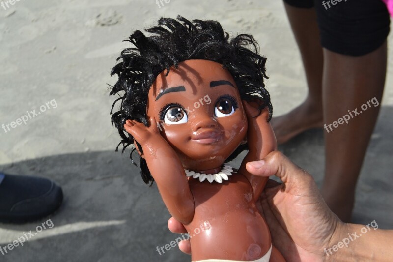 Toy Baby Black Doll African American Black Hair