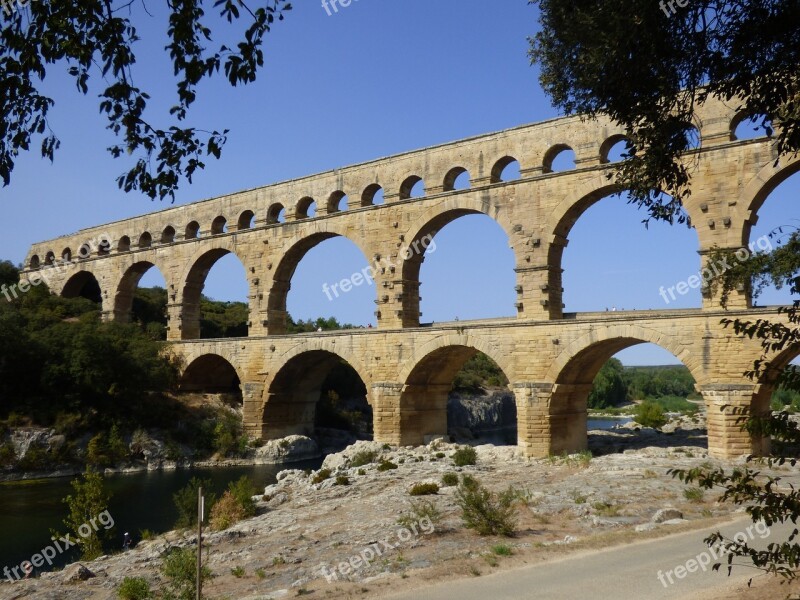 Aqueduct Water Roman Architecture Ancient