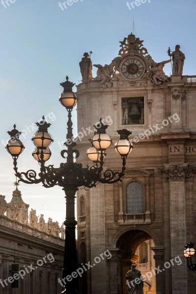 Rome Vatican St Peter's Basilica St Peter's Square Free Photos