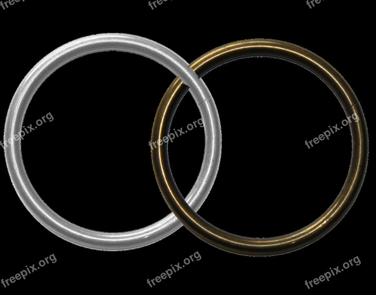 Shape Rings Circle Round Metal