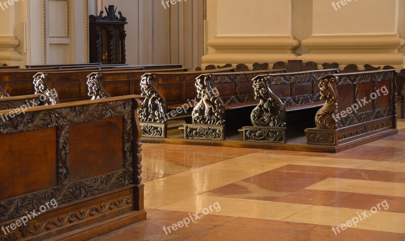 Salzburg Dom Church Pews Salzburg Cathedral Austria