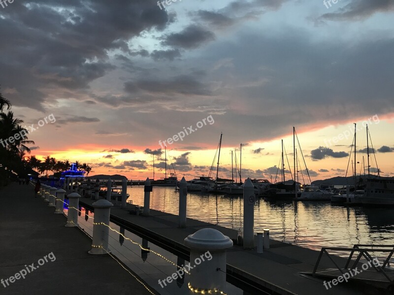 Sunset View At Kota Kinabalu Sabah