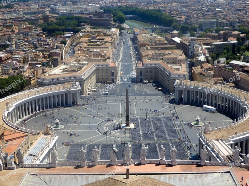 Vatican St Peter's Square Rome Basilica Architecture