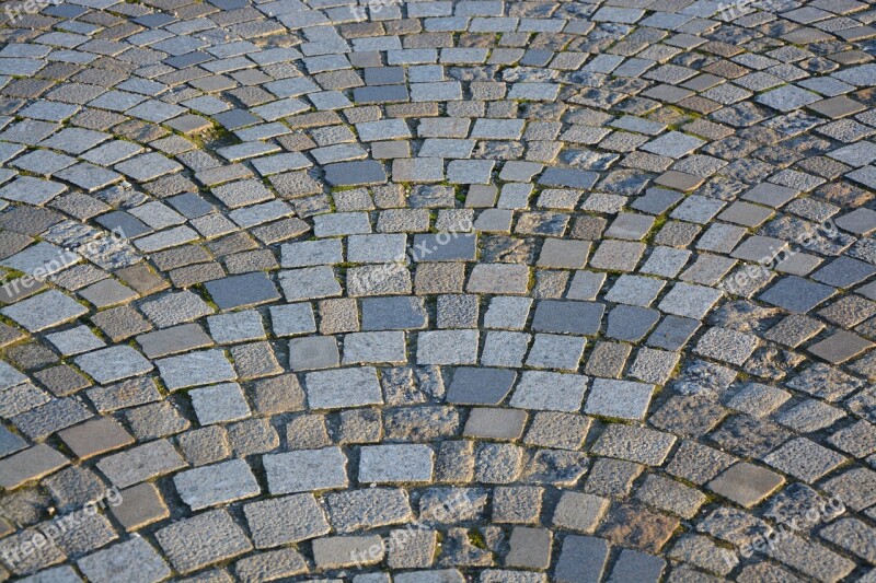 Pavers Road Pavers Stones Surface Road Old