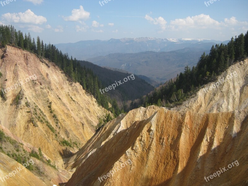 Mountain Mountain Landscape Mountains Romania Forest