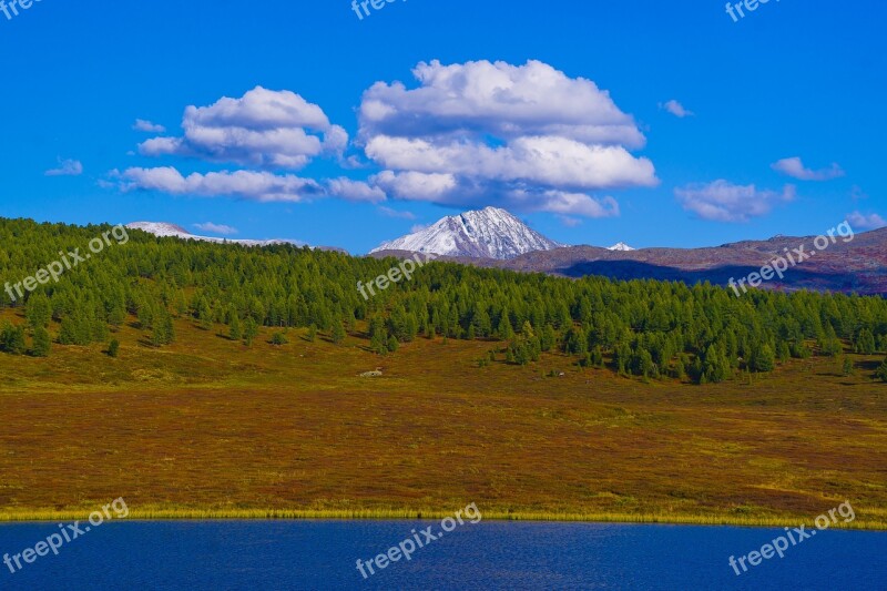 Lake Mountains Nature Beautiful Landscape