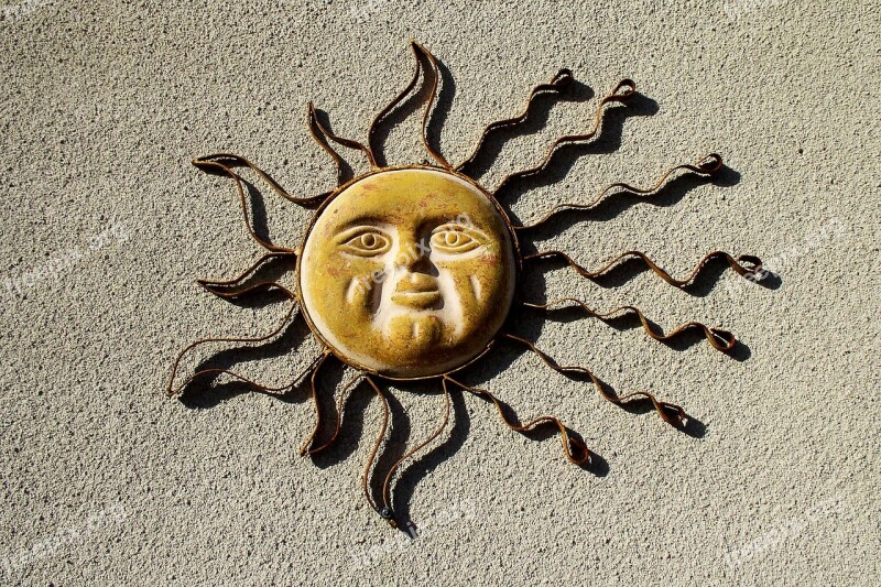 Sun Decoration Sun Burst Sun Emblem Sol Palm Springs