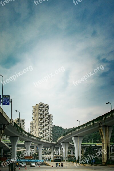 Guizhou Guiyang Overpass Three Bridges Yunyan District