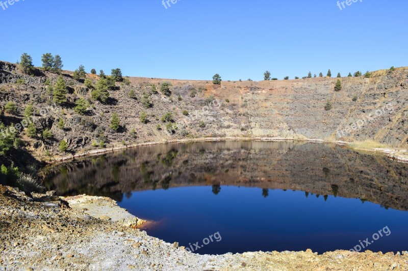 Acid Lake Mine Environment Industry Dangerous