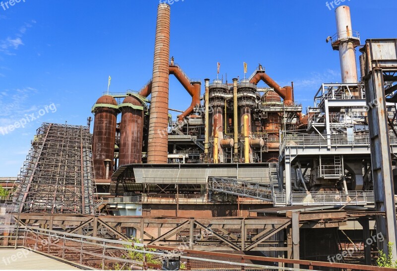 Industry Blast Furnaces Steel Production Industrial Heritage Heavy Industry