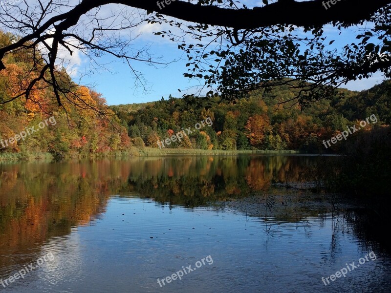 Plitvice Croatia Water Landscape Nature