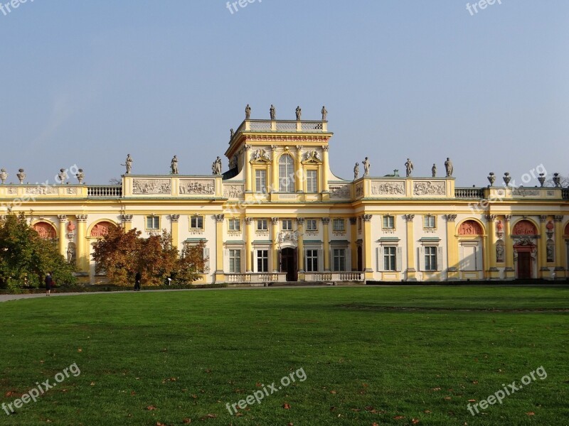 The Palace In Wilanow The Palace Monument King Poland