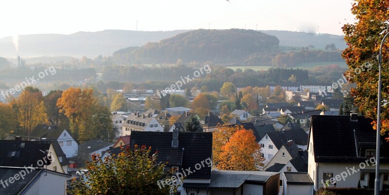 Westerburg Autumn Westerwald Free Photos