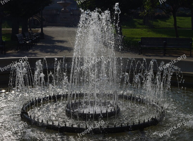 Fountain Water Water Fountain Bubble Park