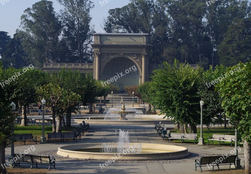 Park Stage Fountain Water Theater