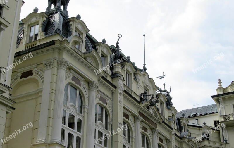 Karlovy Vary Hotel Fancy Windows Free Photos