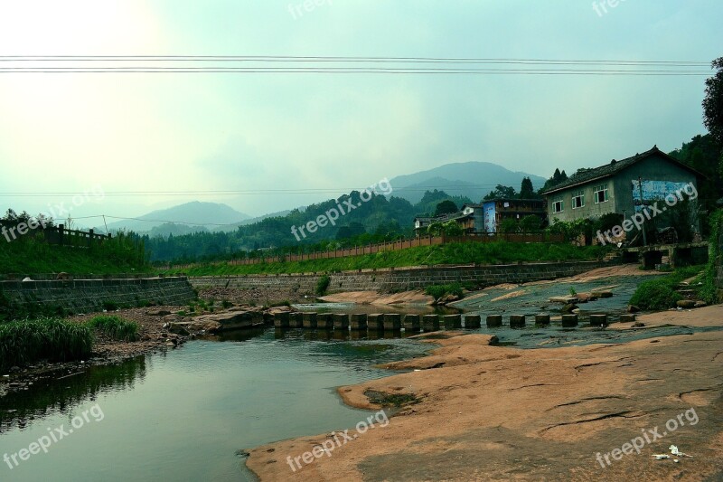 Ya'an On The Inside The Ancient Town Chinese Village Free Photos