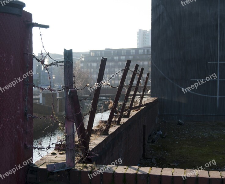 Manchester Uk Rochdale Canal Bridge Architecture Urban