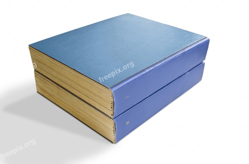 Book Books Pile Cover Blue