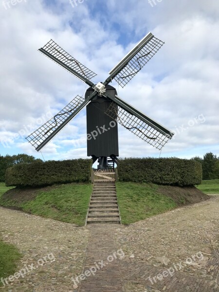 Bourtange Clouds Netherlands Groningen Fortress