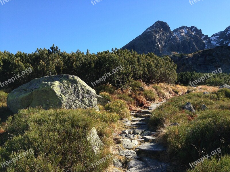 Tatry Mountains Poland Autumn The High Tatras