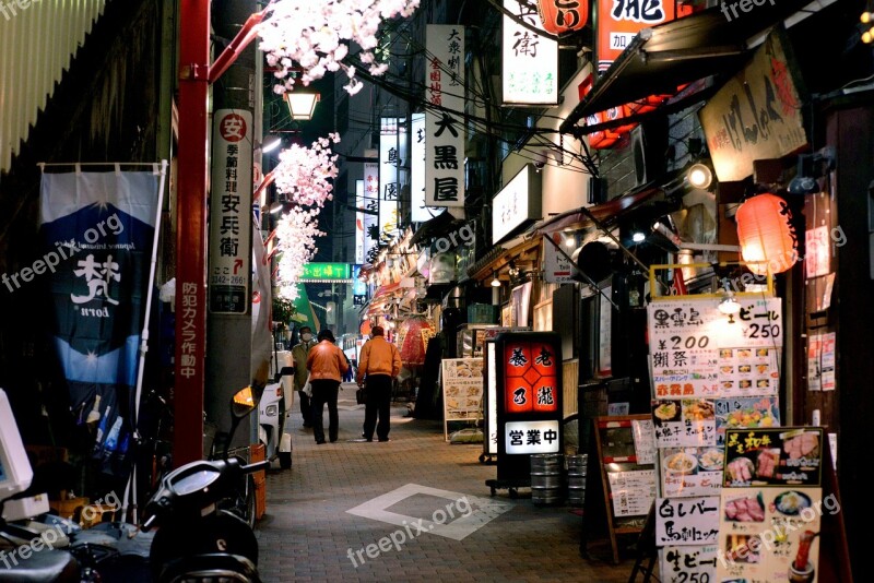 Tokyo City Lights Urban Capital